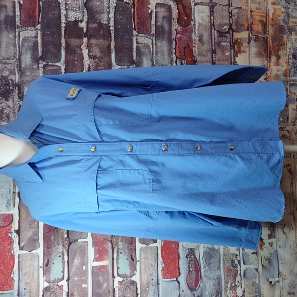 Columbia Rip Stop Nylon Shirt With UPF 30 Sun Protection - Picture 1 of 10